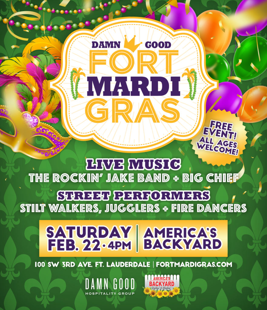 Image of the Fort Mardi Gras poster
